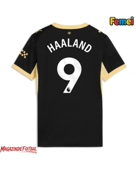 Manchester City Erling Haaland #9 Tricou Fotbal Replică 2026-27 Femei Deplasare Manchester City Erling Haaland #9 Tricou Fotbal Replică 2026-27 Femei Deplasare